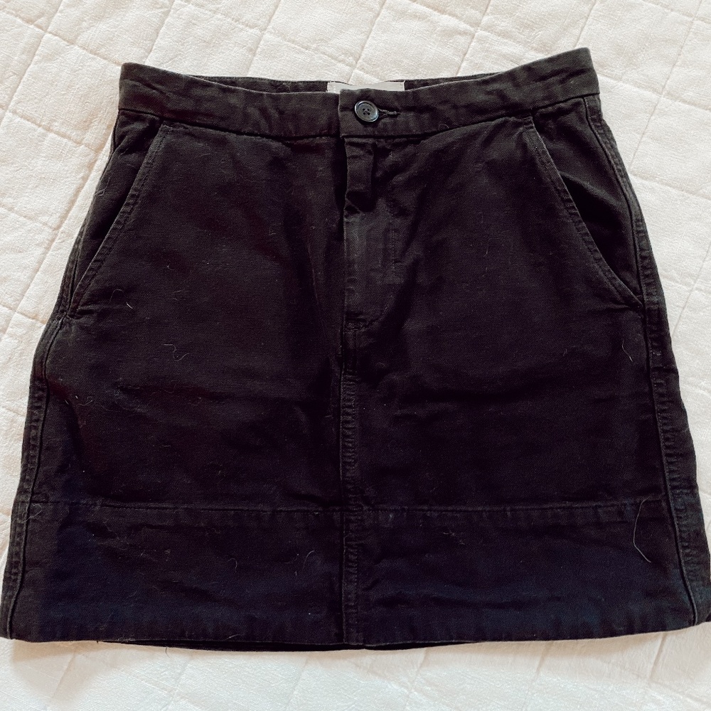Everlane Black Mini Skirt